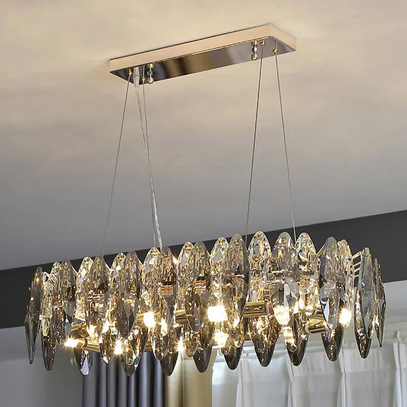 Suspension en cristal pour salon et chambre – Cristarôme