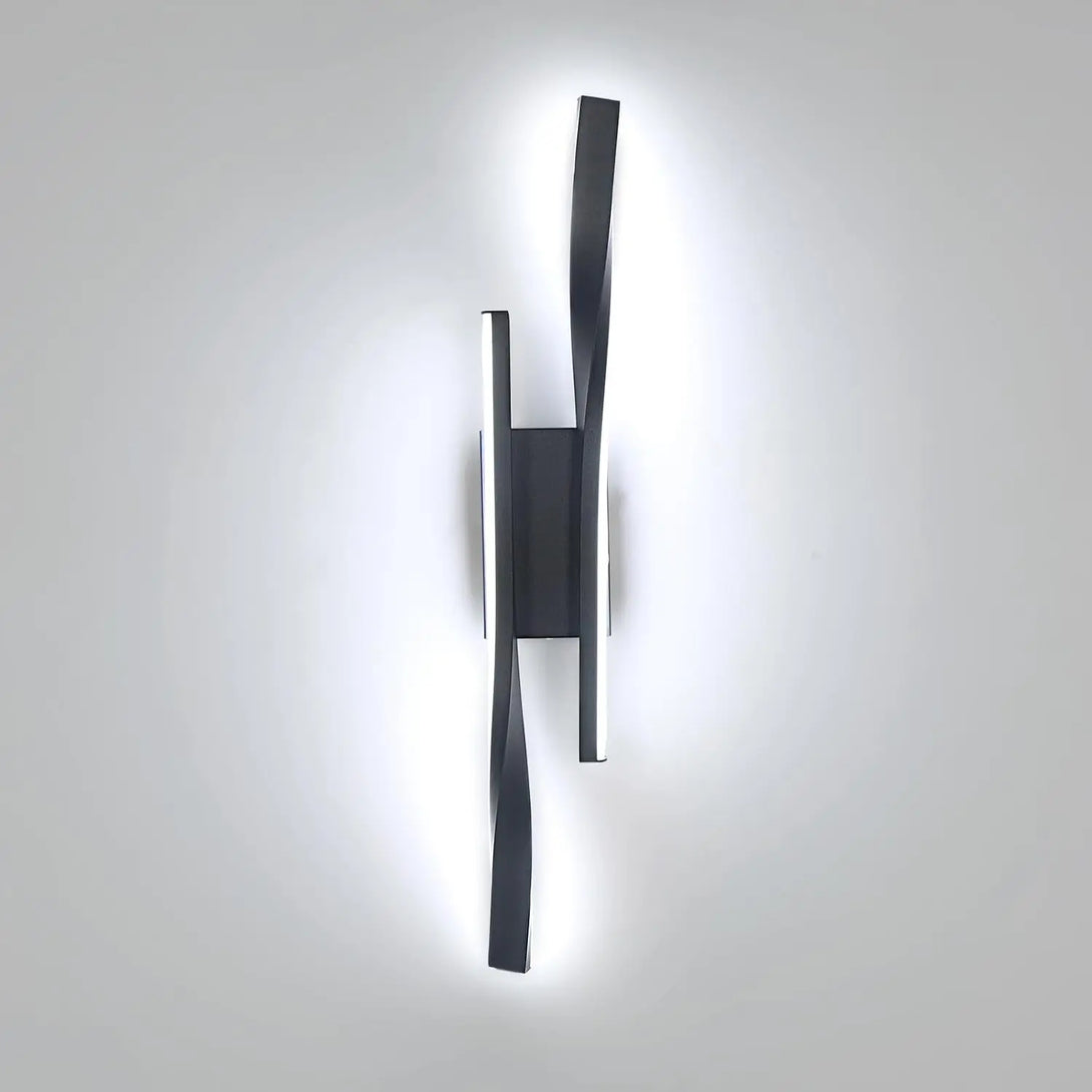 Applique murale moderne noire pour salon – Novaluce