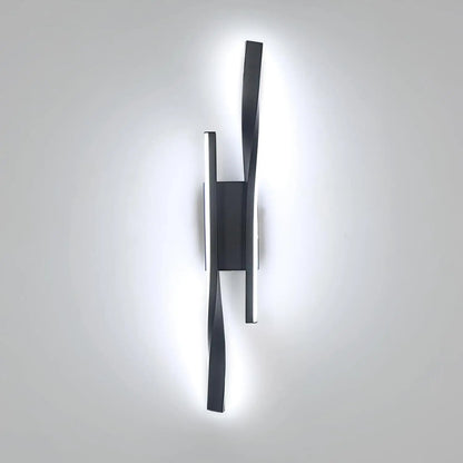 Moderne zwarte wandlamp voor woonkamer – Novaluce