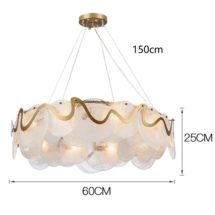 Suspension moderne en alliage pour salon et chambre – Miraluxa