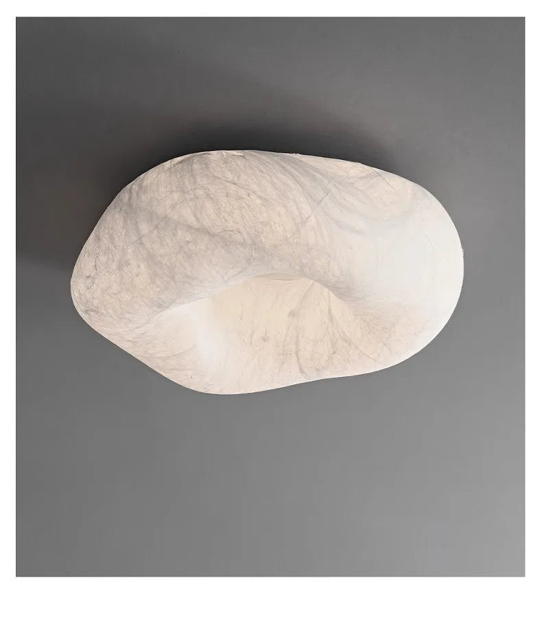 Plafonnier en soie fait main pour chambre et bureau – Zénitha