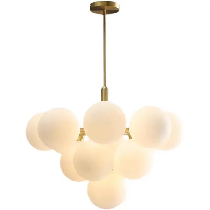 Lustre en Verre Nordique pour Salon – Silvoria
