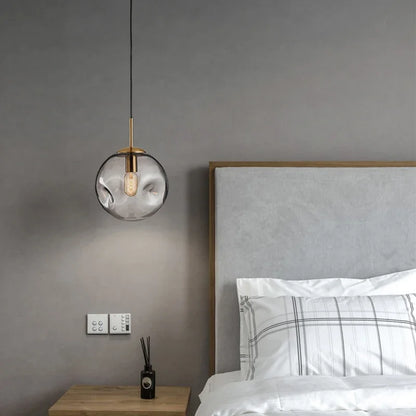 Noorse glazen hanglamp voor woonkamer en slaapkamer – Orbalya