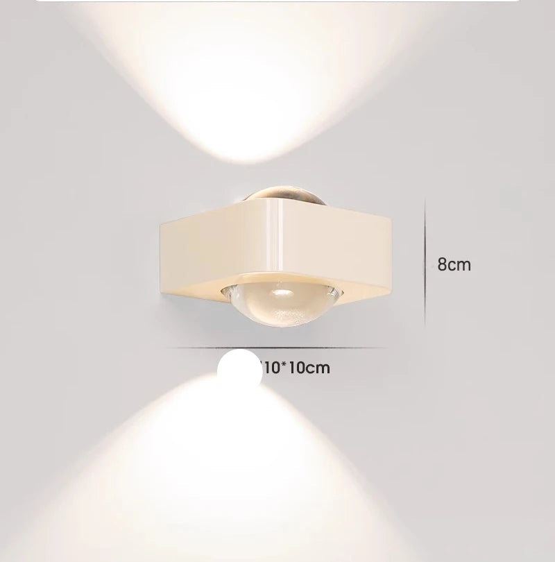 Applique murale moderne en acier inoxydable – Célestorio