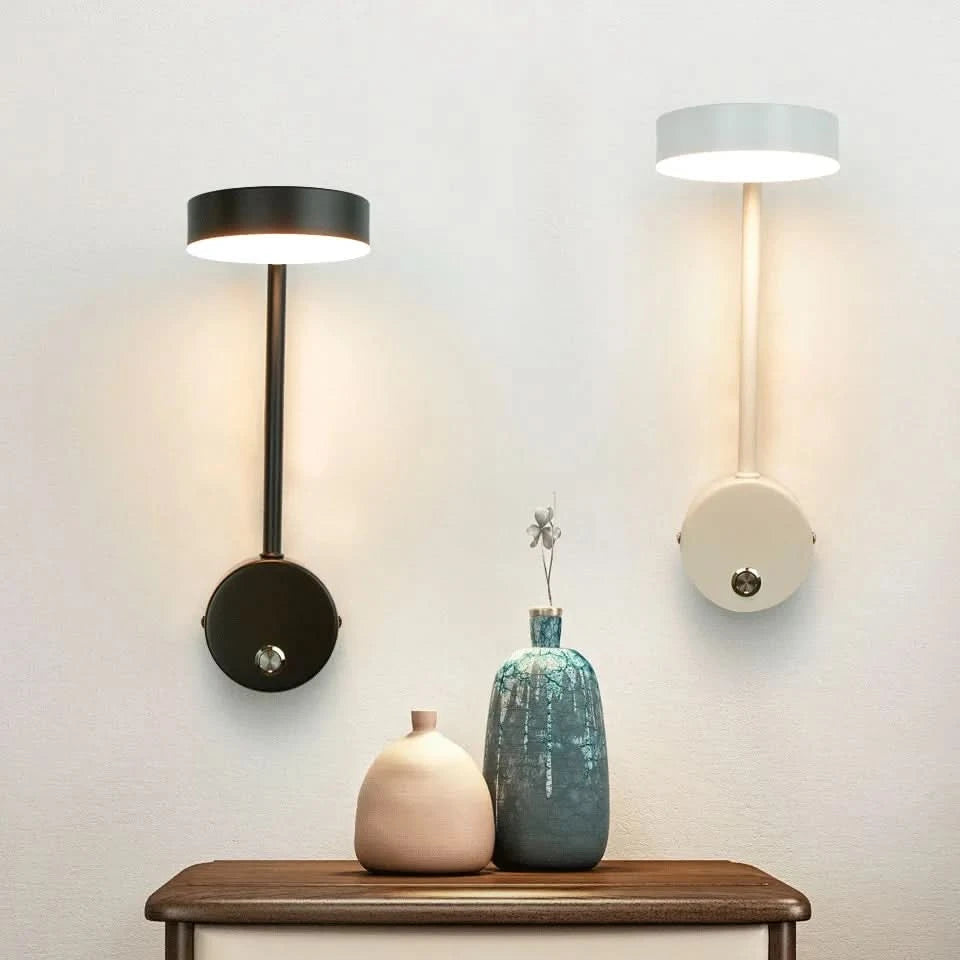 Applique Murale Rotative 350° Design Élégant – Rotatif