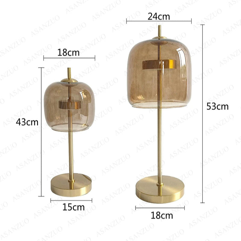 Lampe de Chevet Vitrail Moderne LED – Xiumis