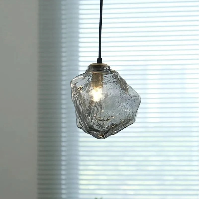 Scandinavische Hanglamp Glas Lavalook Effect – Volcano