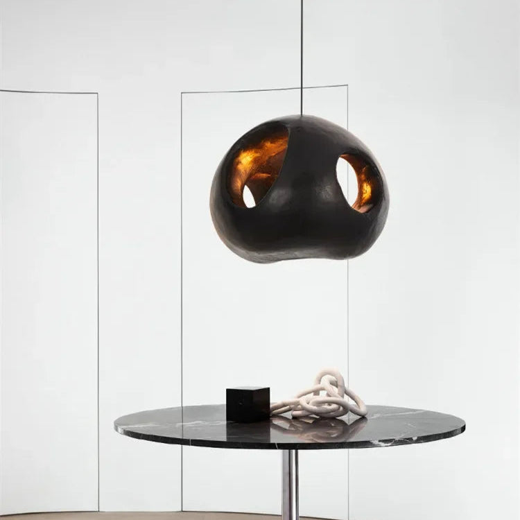 مصباح معلق Lueur Obsidienne صورة 11 | Luxarmonie
