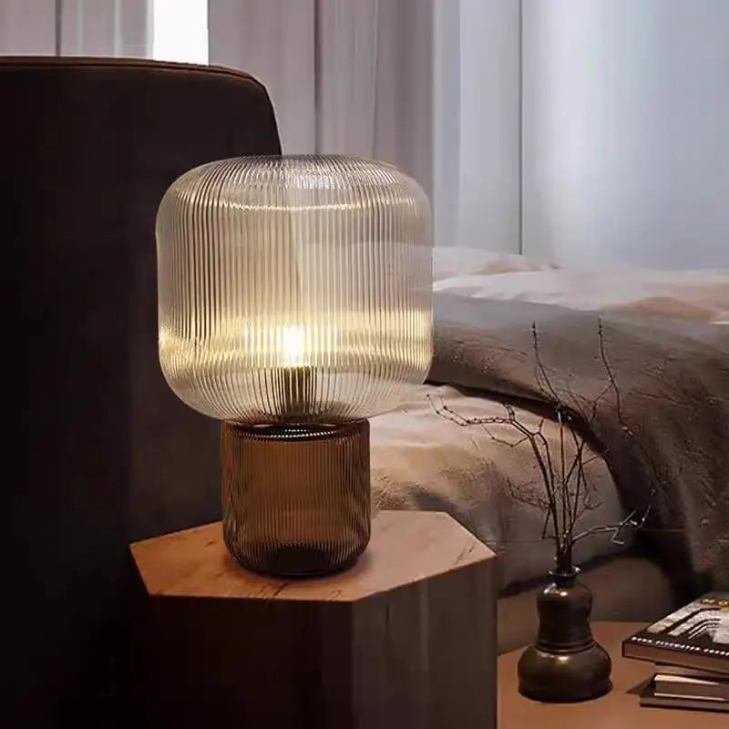 Tafellamp in Minimalistisch Glas voor Slaapkamer – Armonique