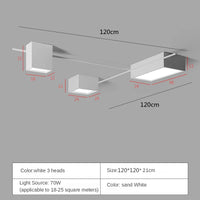 Plafonnier LED moderne en acrylique pour intérieur – Arionel