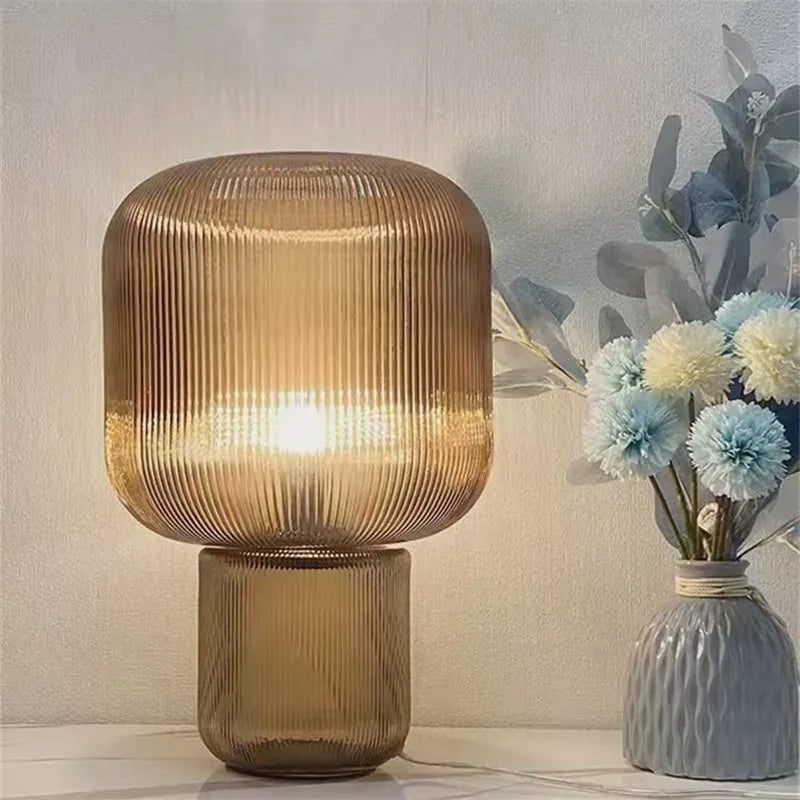 Tafellamp in Minimalistisch Glas voor Slaapkamer – Armonique
