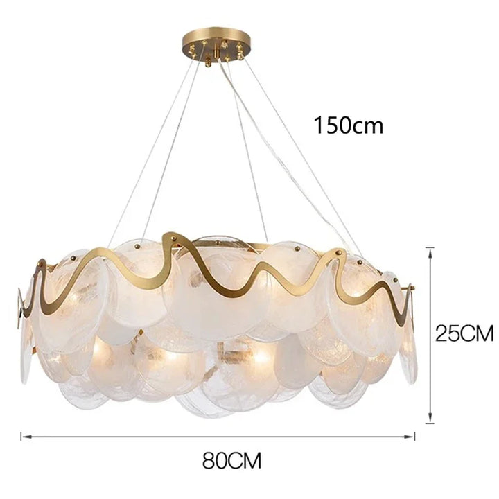 Suspension moderne en alliage pour salon et chambre – Miraluxa