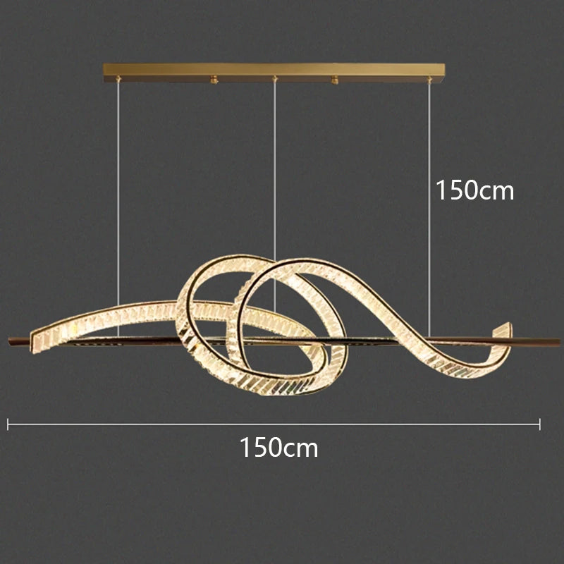 Lustre en Cristal Moderne pour Salon – Cristarion