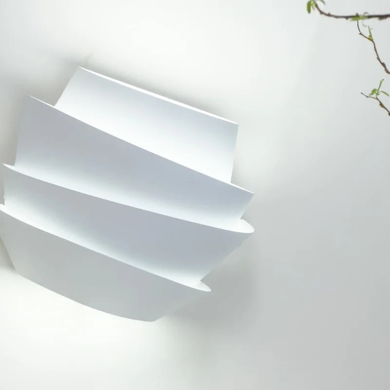 Applique murale nordique en métal blanc – Syracone