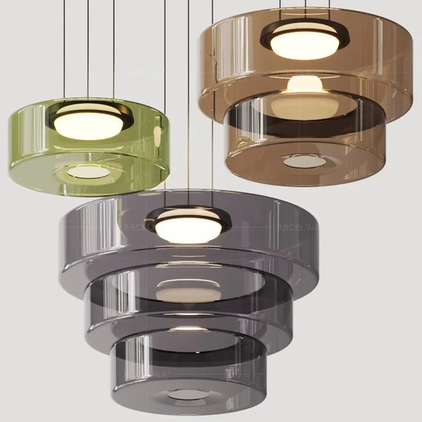 Nordische Glas-Pendelleuchte für Esszimmer – Solinya