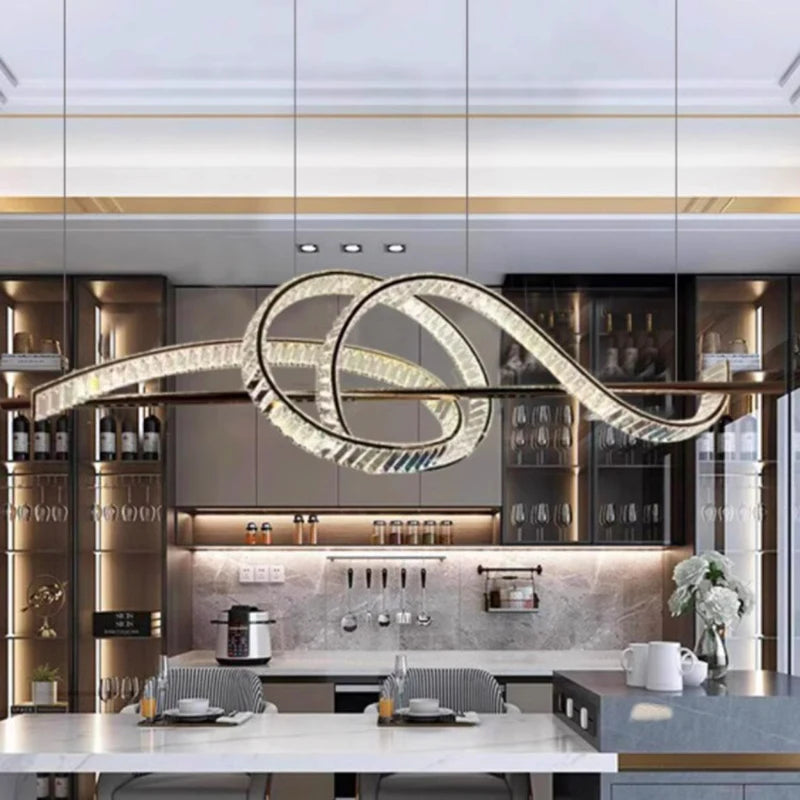 Lustre en Cristal Moderne pour Salon – Cristarion