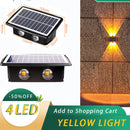 Moderne LED solar wandlamp voor tuin – Solastre