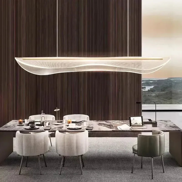 Suspension LED nordique en fer pour salle à manger – Oréade
