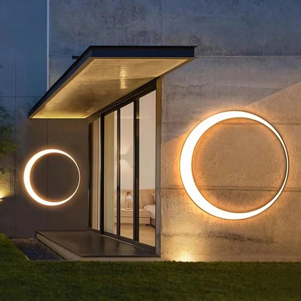 Applique murale moderne en acier inoxydable pour extérieur – Caelux