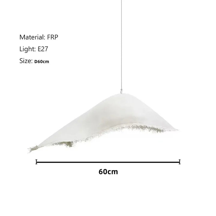 Suspension LED style nordique en fer blanc pour salon – Nordironia