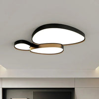 Plafonnier moderne en fer noir pour salon – Célestrium