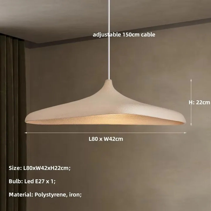Suspension style Wabi-Sabi en micro-ciment pour restaurants – Zelinea
