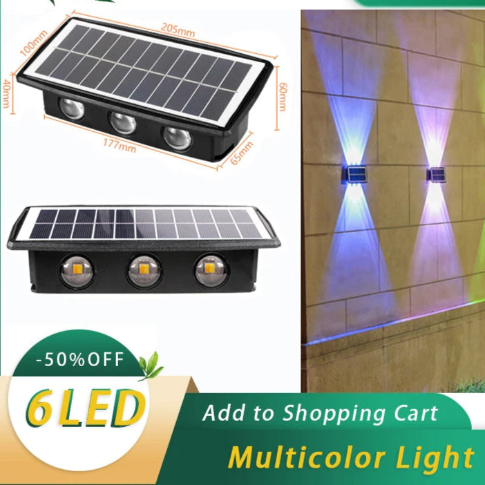 Applique murale solaire LED moderne pour jardin – Solastre