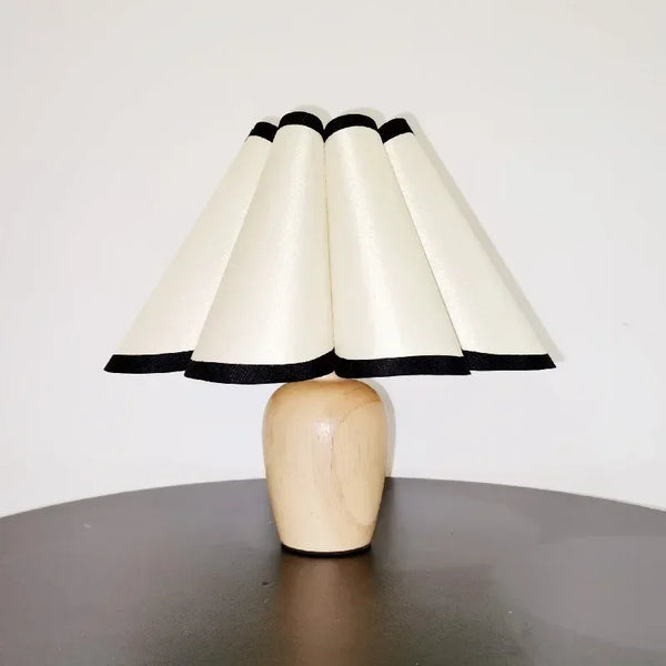 Lampe de Table en Bois avec Abat-jour – Armonieux