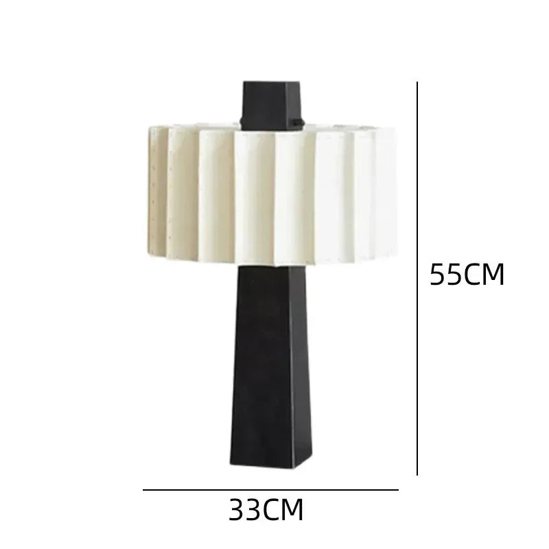 Lampe de Table Scandinave Minimaliste Noire pour Salon – Norélys