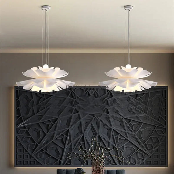 Lustre minimaliste en papier pour chambre à coucher – Calicea