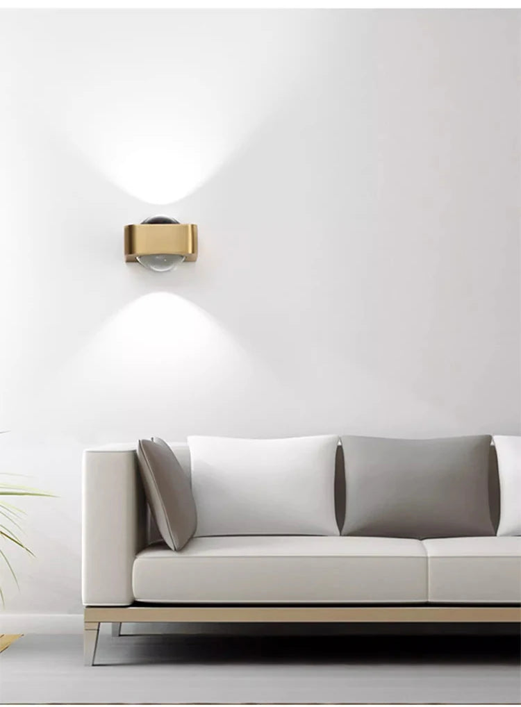 Applique murale moderne en acier inoxydable – Célestorio