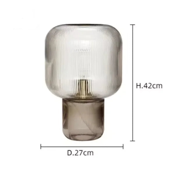 Lampe de Table en Verre Minimaliste pour Chambre – Armonique