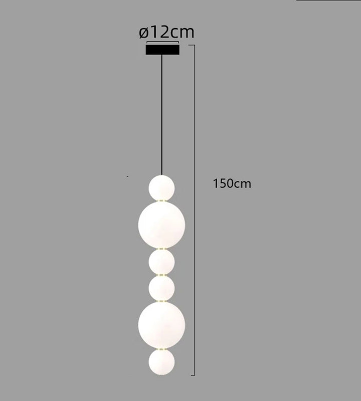 Suspension moderne en fer pour salle à manger – Calyphora
