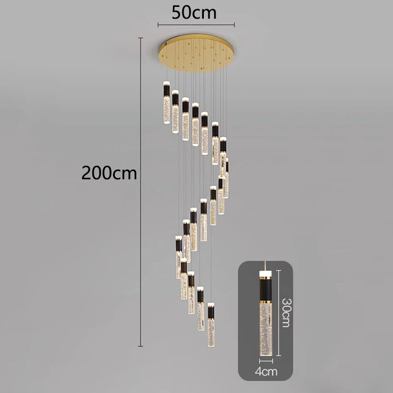 Suspension moderne en alliage pour salle à manger – Arclineia