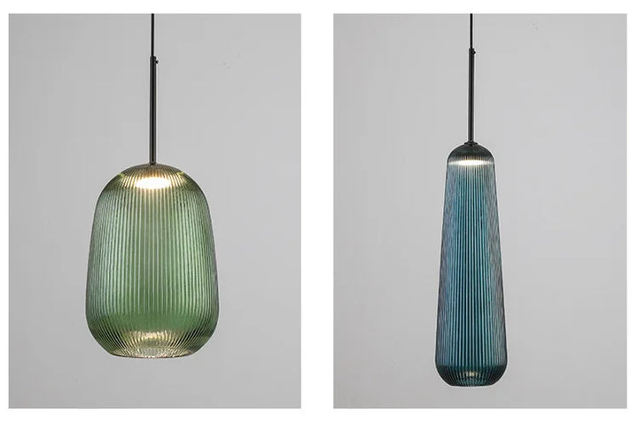 Suspension en verre coloré style médiéval pour salon – Alumine