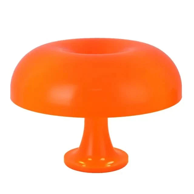 Lampe de table design forme champignon Fungo en ABS blanc ou orange - vue 12