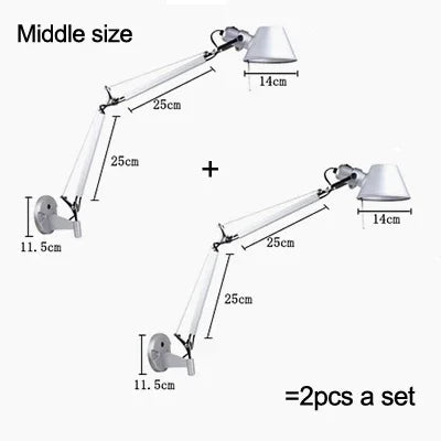 Applique Murale Noire Ajustable en Aluminium – Sveltiö