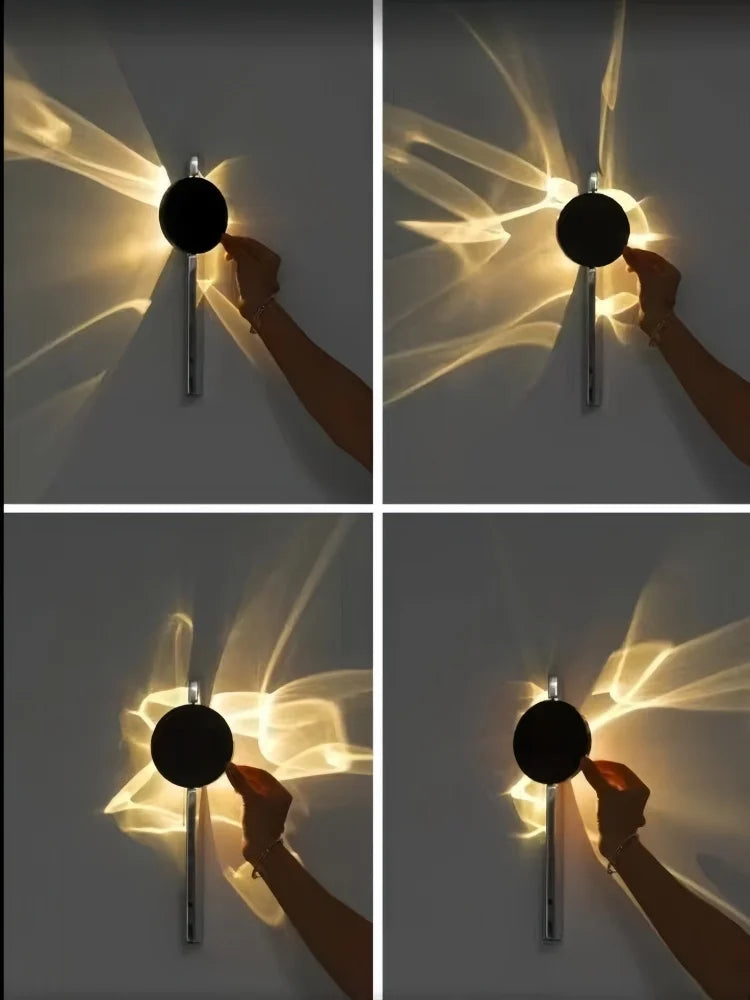 Applique murale en acier inoxydable pour chambre – Célestiel