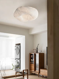 Plafonnier en soie fait main pour chambre et bureau – Zénitha