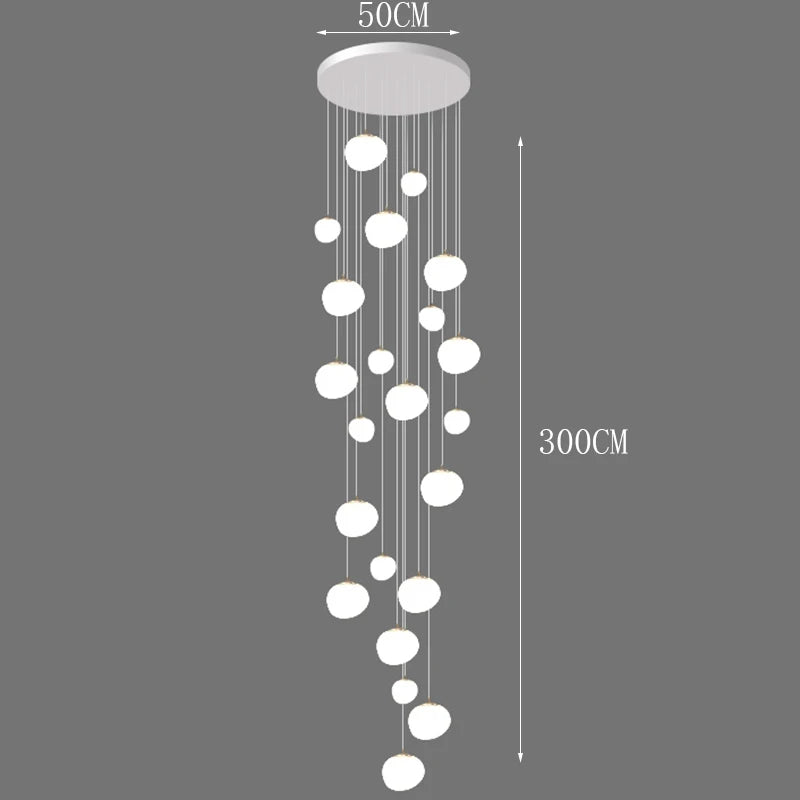 Suspension moderne en alliage pour salon – Heliora