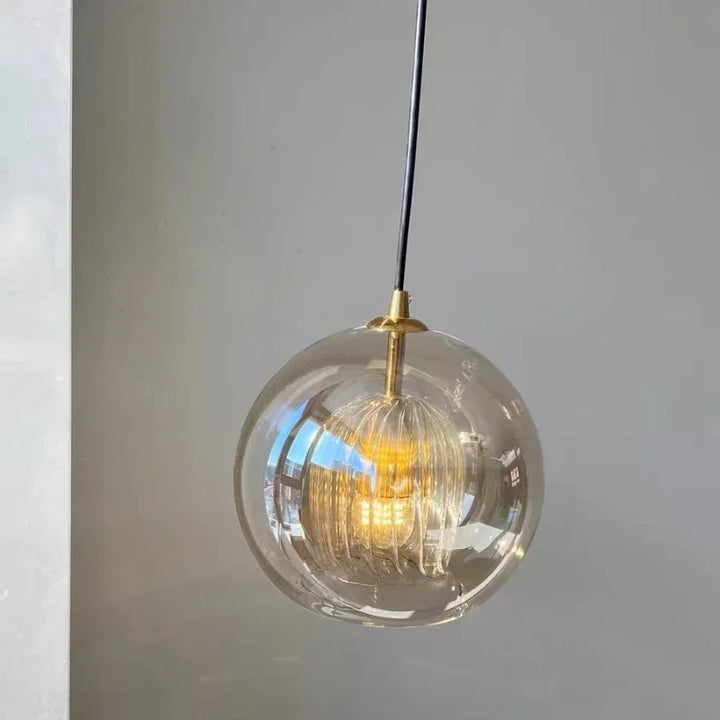 Suspension nordique en verre pour intérieurs modernes – Ombrelia