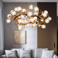 Suspension LED moderne en alliage pour salon – Circlux