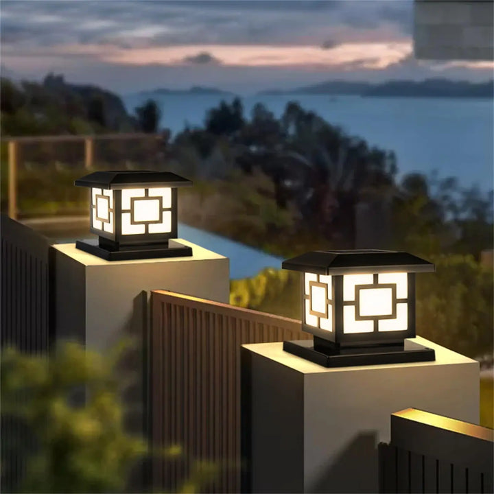 Lampe à poser solaire d'extérieur étanche moderne – Solaira