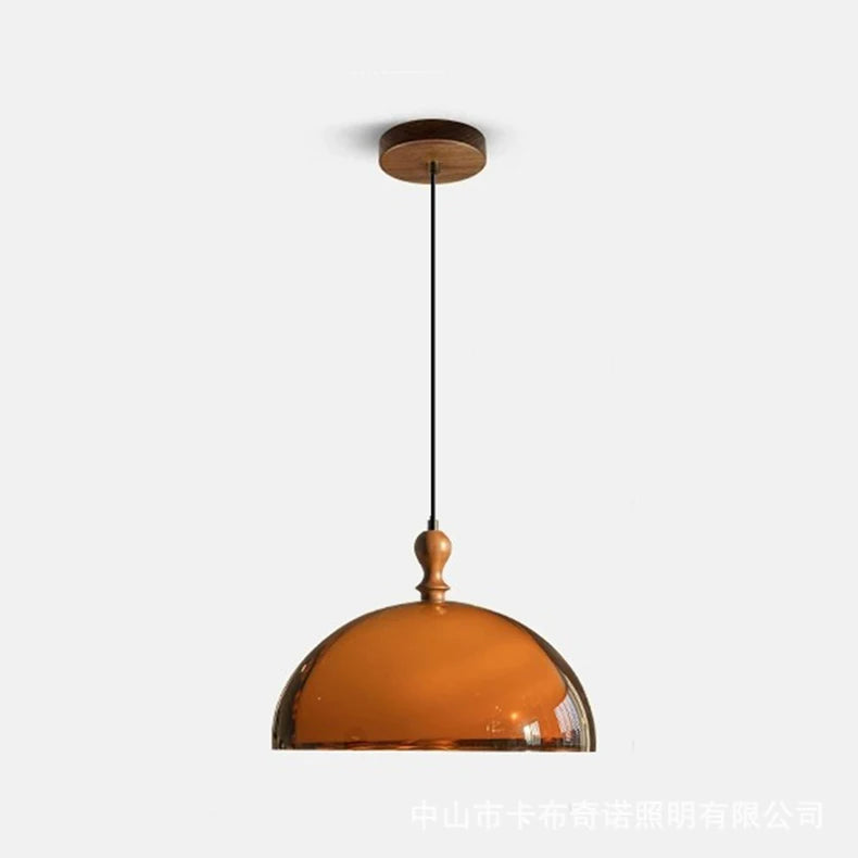 Bruine acryl hanglamp voor eetkamer – Armoniel