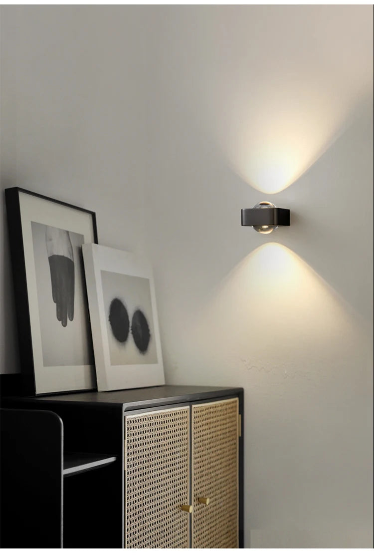 Applique murale moderne en acier inoxydable – Célestorio