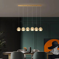 Suspension cristal moderne pour salon – Crystalline