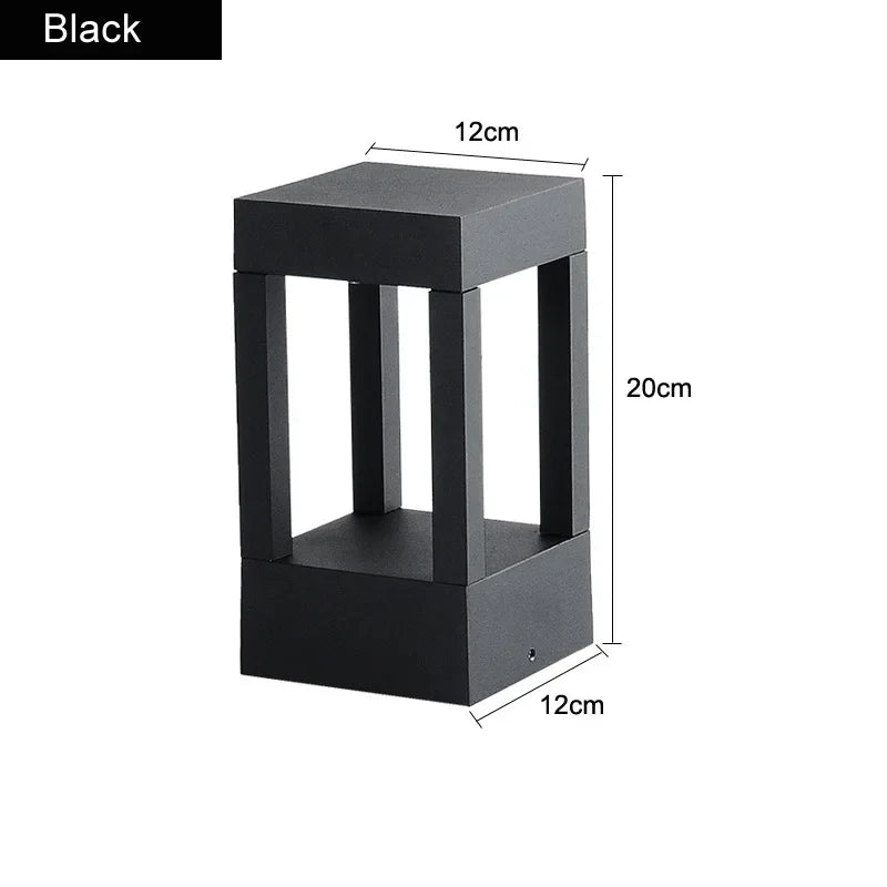 Lampadaire LED extérieur en aluminium – Thaléria