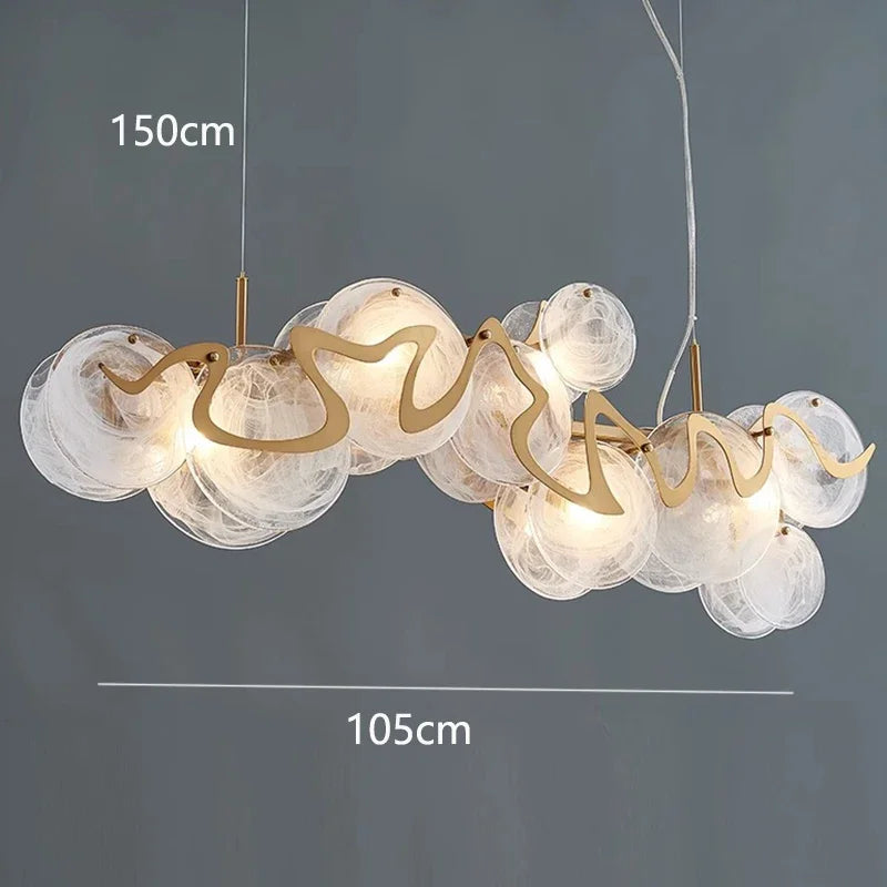 Suspension moderne en alliage pour salon et chambre – Miraluxa
