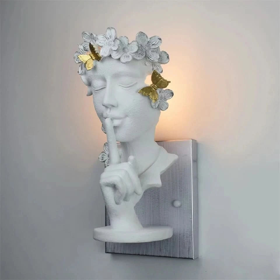 Applique Déco Intemporelle Résine Sculptée Style Sophistiqué – Luxella