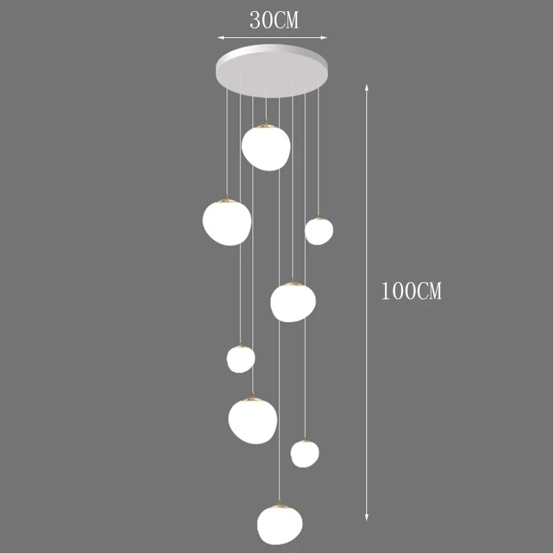 Suspension moderne en alliage pour salon – Heliora